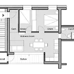 公寓 Bodensee-ferienwohnung Am Ruggbach - Lochau Bei